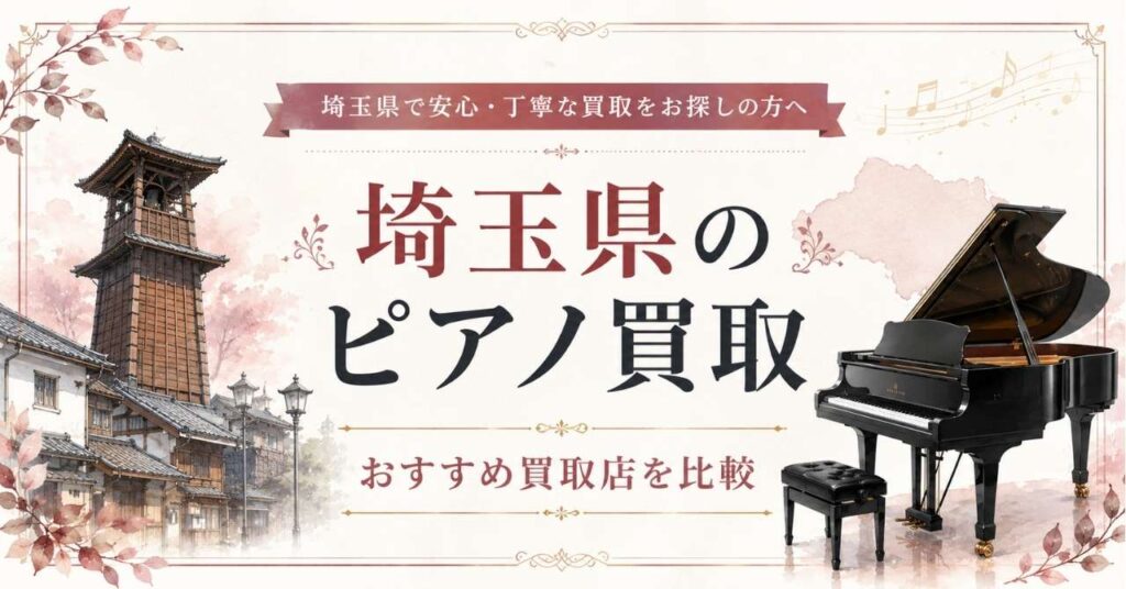 埼玉　埼玉県　ピアノ　買取　おすすめ