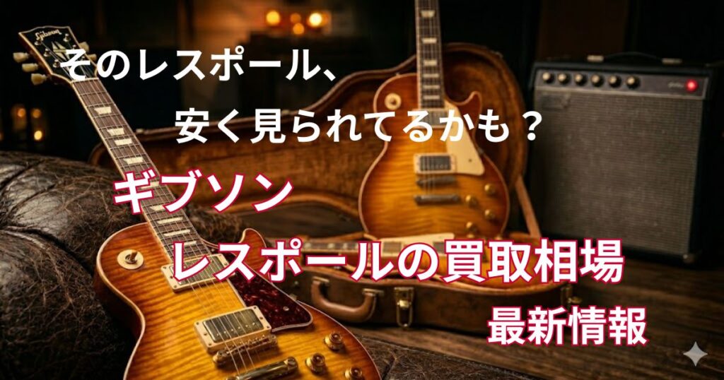 ギブソン　レスポール　カスタム　スタンダード　買取価格　買取相場　評価